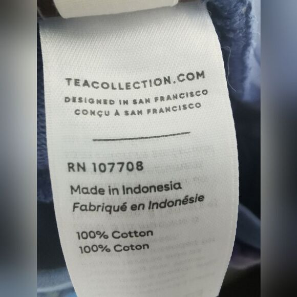 Tea collection cotton sweat pants size 6 - Picture 5 of 6